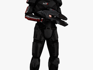 Mass Effect Shepard Render