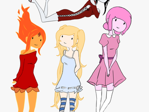 57 Images About Adventure Time On We Heart It - Princess Bubblegum X Flame Princess
