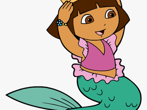 Characters In Dora Cartoon Dora The Explorer Clip Art - Dora Saves The Mermaids