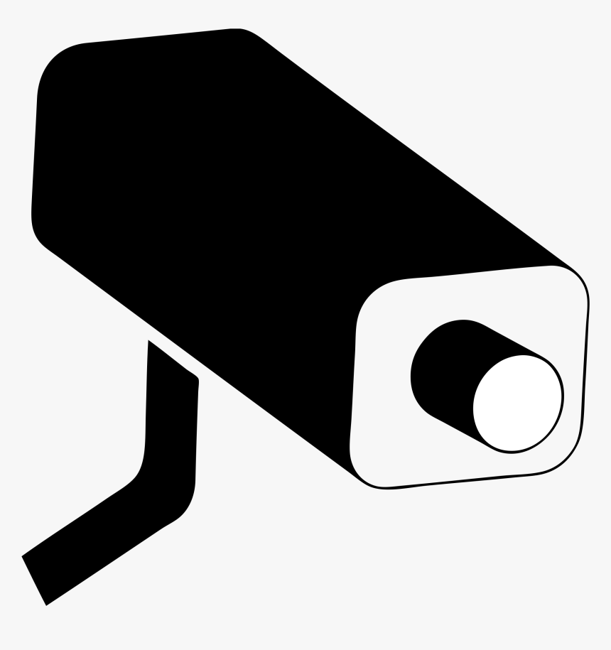 Camera Warning Symbol Remastered - Surveillance Camera Clipart