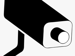 Camera Warning Symbol Remastered - Surveillance Camera Clipart