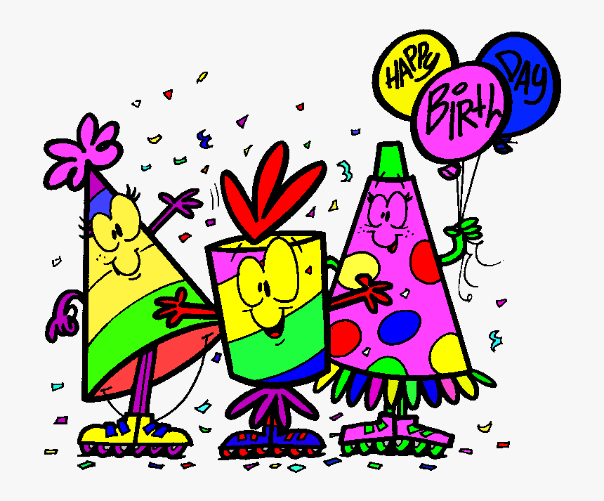 Birthday Clip Art Animated Cliparts - Roller Skate Birthday