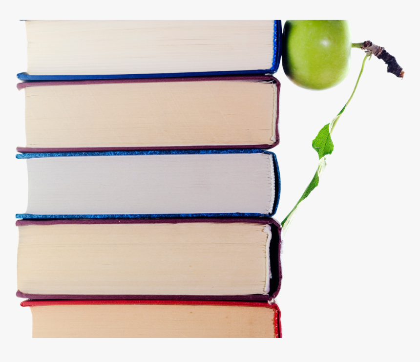 Stack Of Books Clipart Apple - Books Top View Png