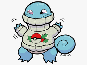 Cute Christmas Squirtle - Christmas Squirtle
