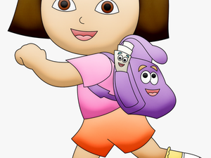 Dora The Explorer Clip Art - Dora Cartoon Character