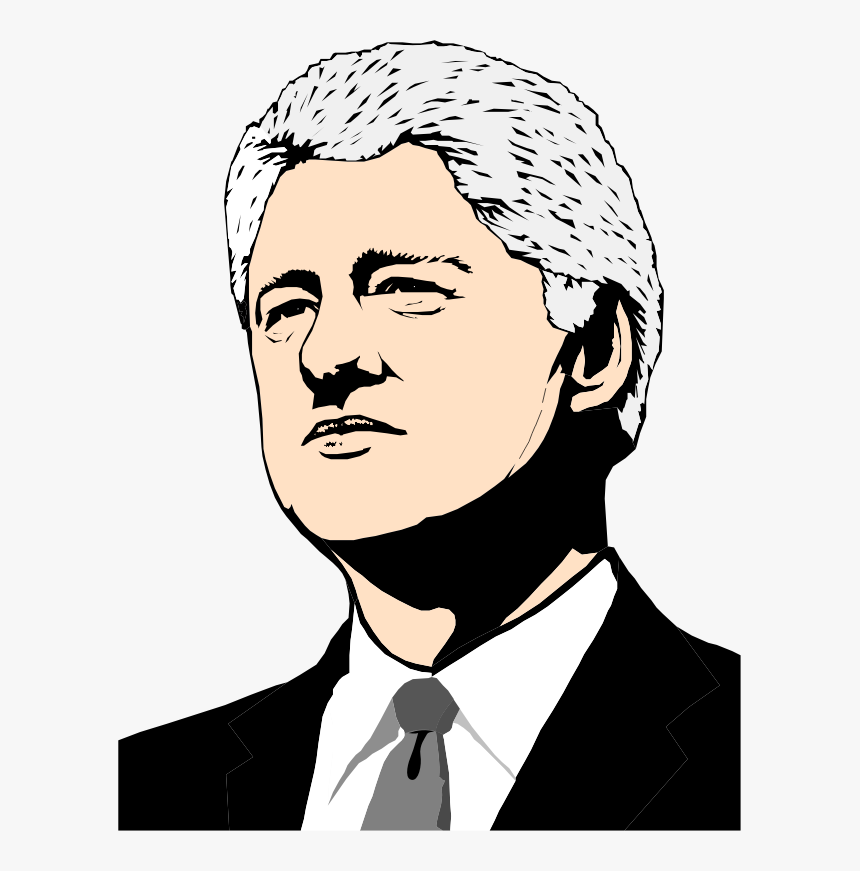 Bill Clinton Head Cartoon
