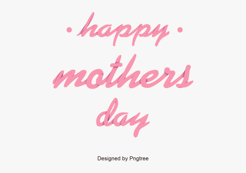 Clip Art Mother S Text Design - Happy