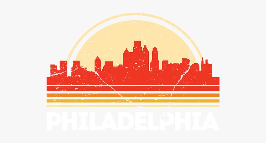 Transparent Philadelphia Skyline Silhouette