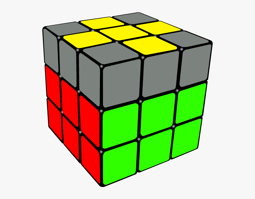 Yellow Cross On The Top Of The Rubix &amp;nbsp - First Layer Rubiks Cube