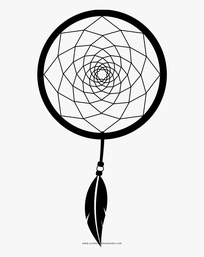 Dreamcatcher Coloring Page - Easy First Nations Art
