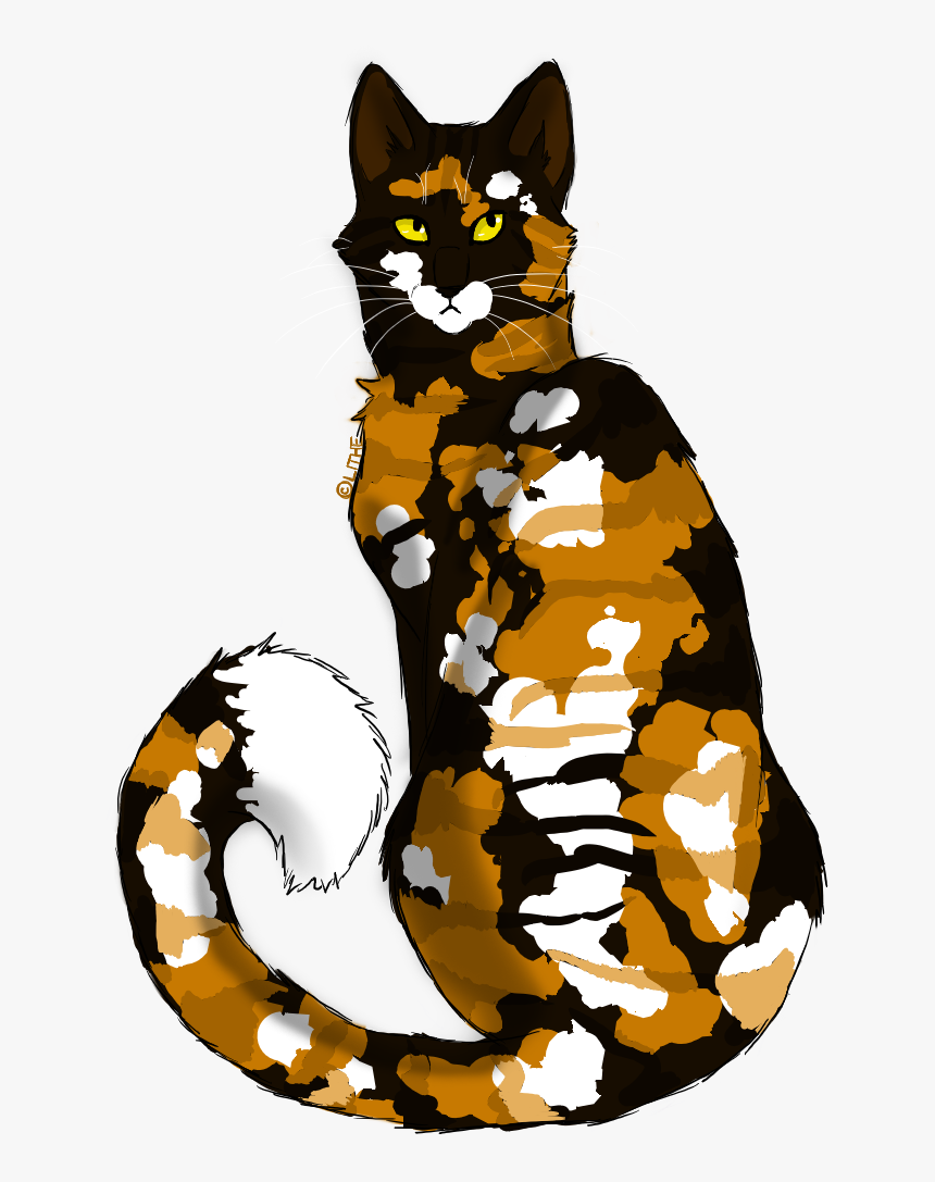 Cat Clipart Calico Tabby - Domes
