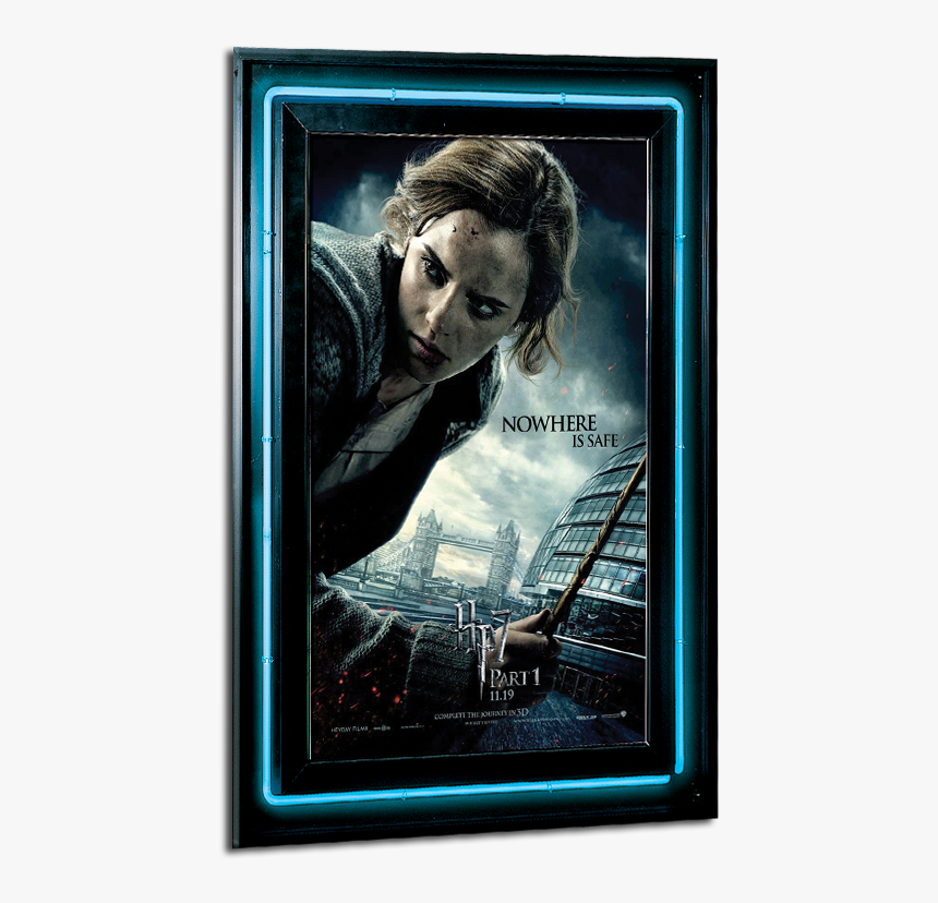 Neon Reflections Series Poster Marquee - Harry Potter Phone Wallpaper Hermione