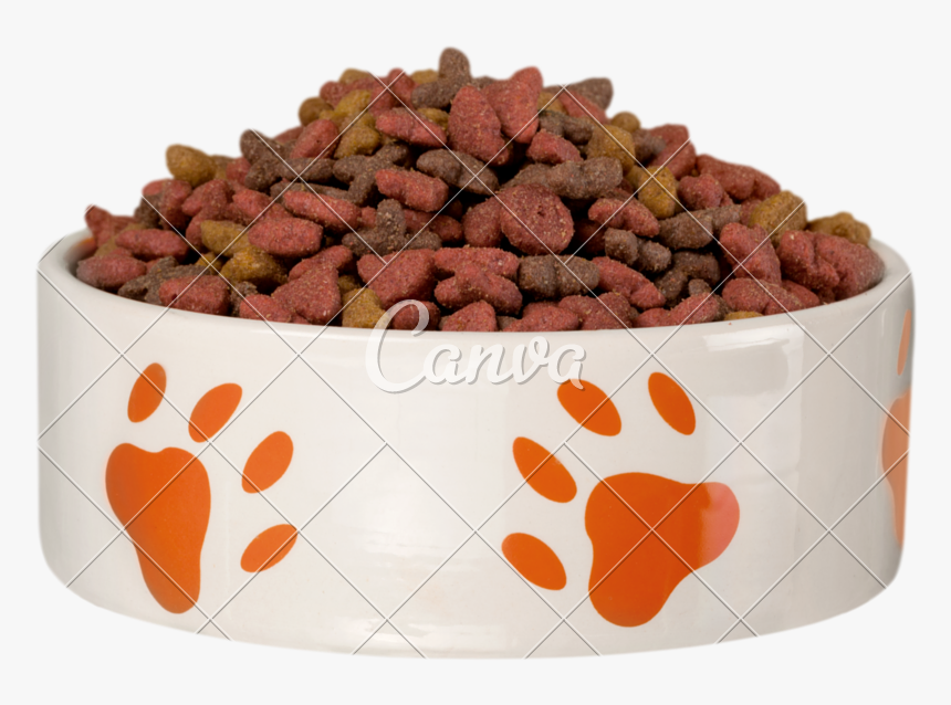 Dog Food Bowl Png - Bowl Of Dog Treats