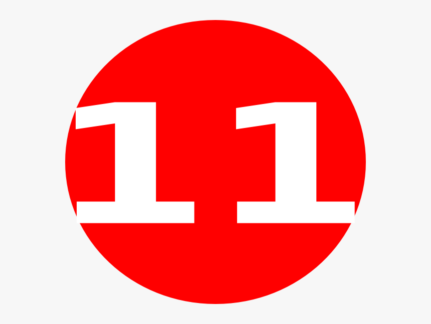 Number 13 In A Red Circle