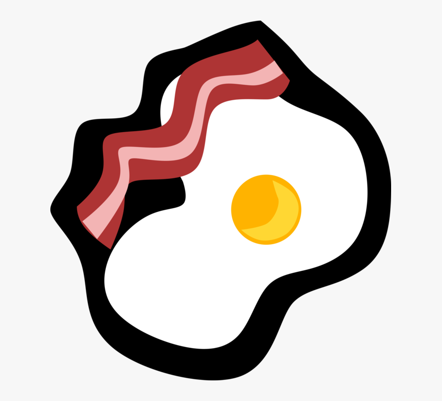 Vector Illustration Of Breakfast Bacon &amp; Fried Egg - Bacon-s Rebellion