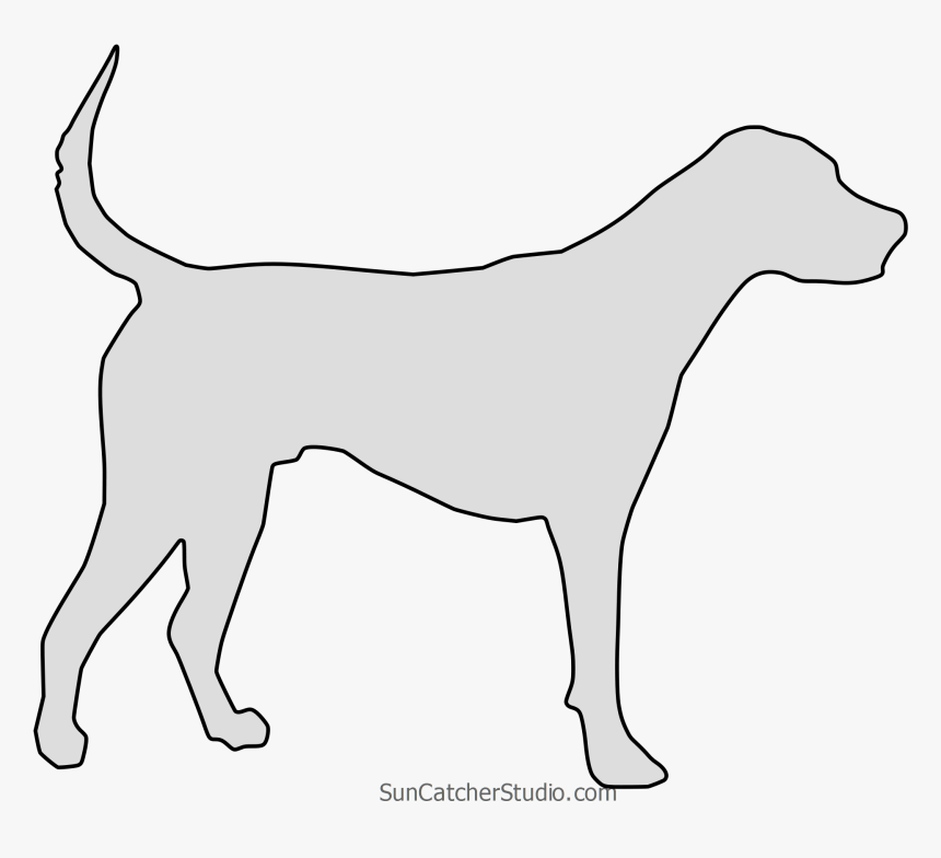 Free Foxhound Dog Breed Silhouet