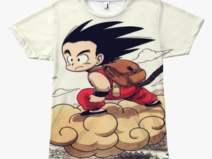 Kid Goku Fly - Kid Goku Flying Nimbus Shirt