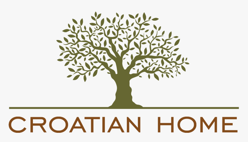 Croatian Home Logo - Olive Tree Silhouette Png
