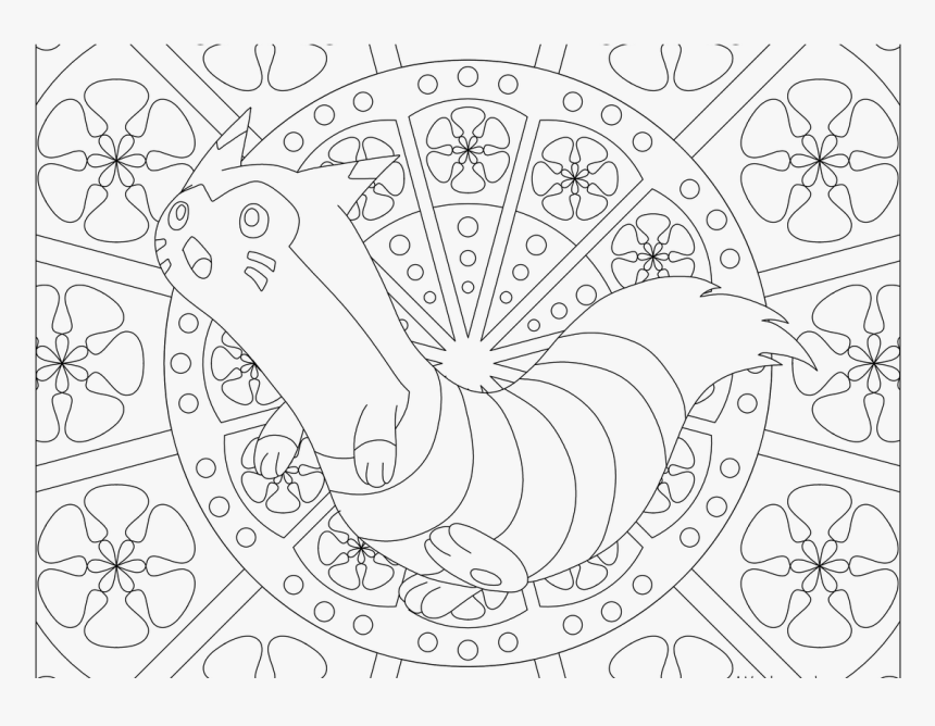 Adult Pokemon Coloring Page Furr