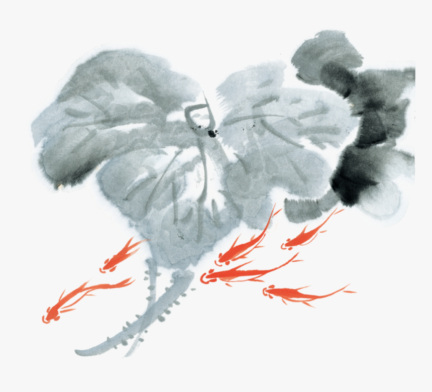 Transparent Lotus Leaf Png - 中国 风 背景