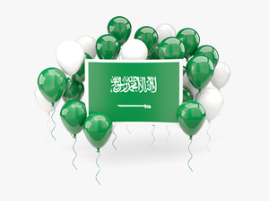 Square Flag With Balloons