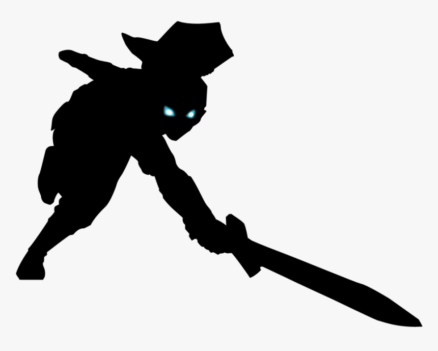 Clipart Sword Silhouette - Legend Of Zelda Silhouette