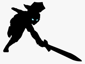 Clipart Sword Silhouette - Legend Of Zelda Silhouette