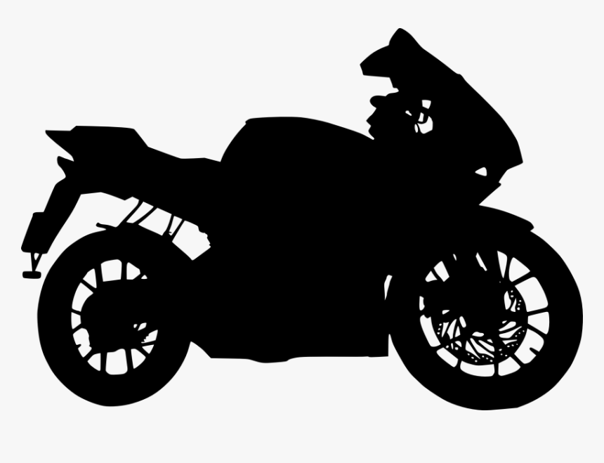 Transparent Motorcycle Clipart B