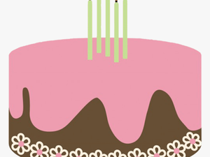 Candle Clipart Four - Birthday Cake Art Png