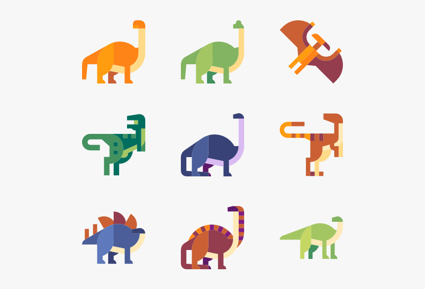 Clip Art Dinosaur Icons - Dinosa