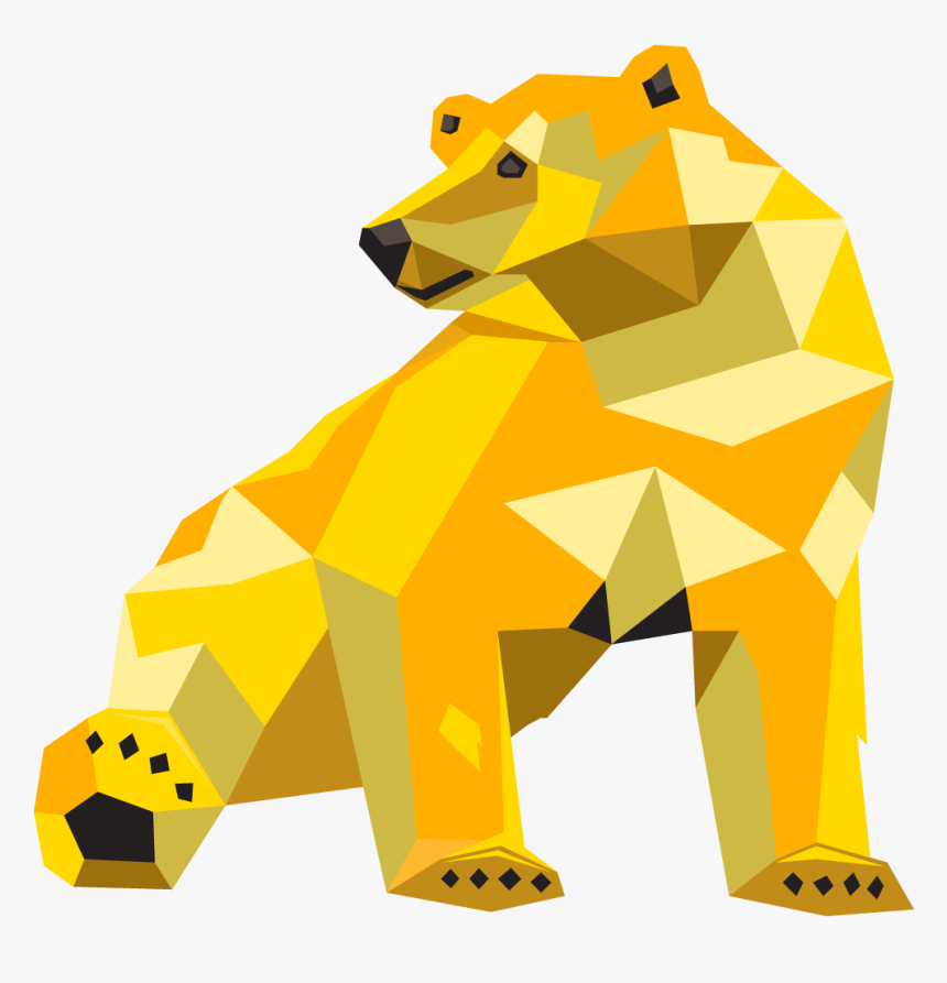 Transparent Grizzly Bear Standing Clipart