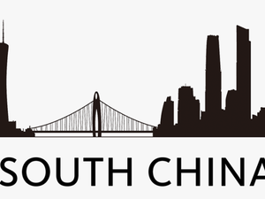 Skyline Silhouette Logo Mira Design Black - China City Silhouette Png