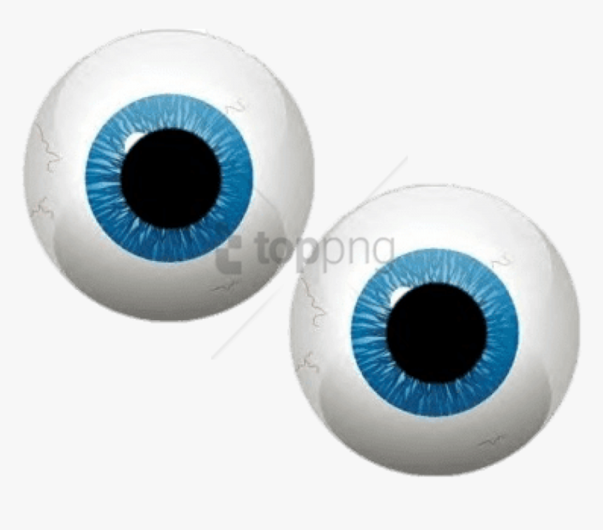 Iris - Transparent Background Googly Eye Png