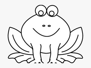 F For Frog Coloring Page Clipart 