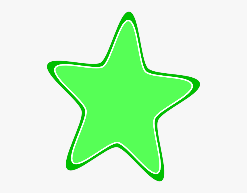 Green Star Transparent Backgroun