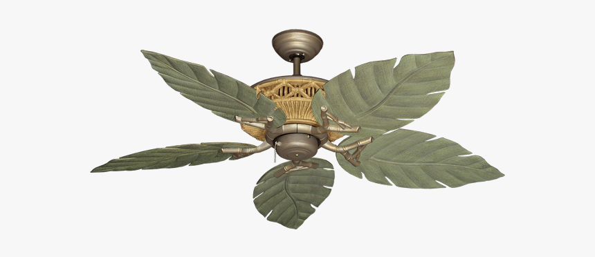 Picture Of Tiki Antique Bronze With - Tropical Dixie Belle Ceiling Fan With Light