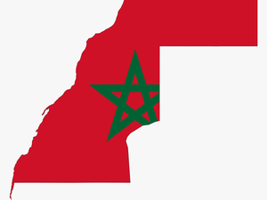 Transparent Spanish Flag Png - Western Sahara Flag Map