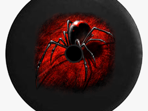 Jeep Wrangler Jl Backup Camera Day Black Widow Spider - Black Widow Spider Stickers And Decals