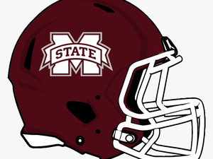 Alabama Football Clip Art - Mississippi State Bulldogs Football Helmet