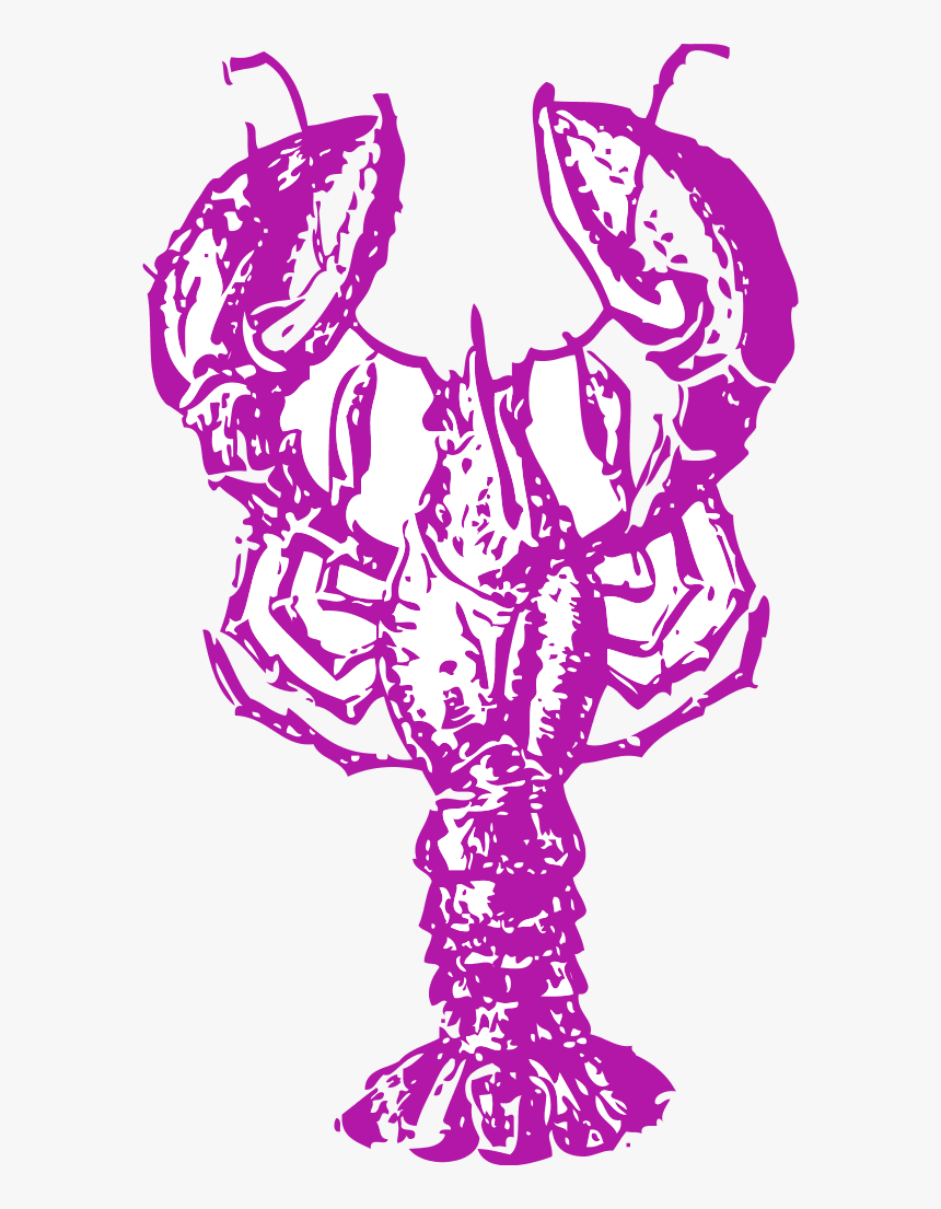 Cartoon Lobster - Red Lobster Art