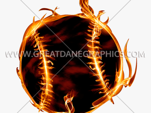 Baseball Smoke Glow - Illustration