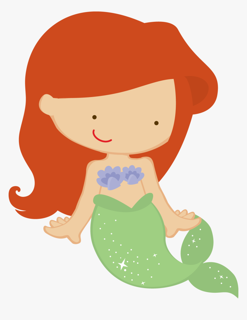 Mermaid Vector Cute - Princesas Cute Png