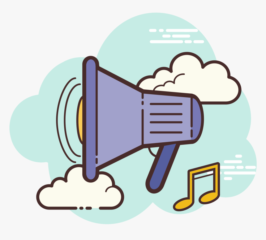 A Speaker Icon Is Represented With A Megaphone Shaped - Transparent Math Icon Png
