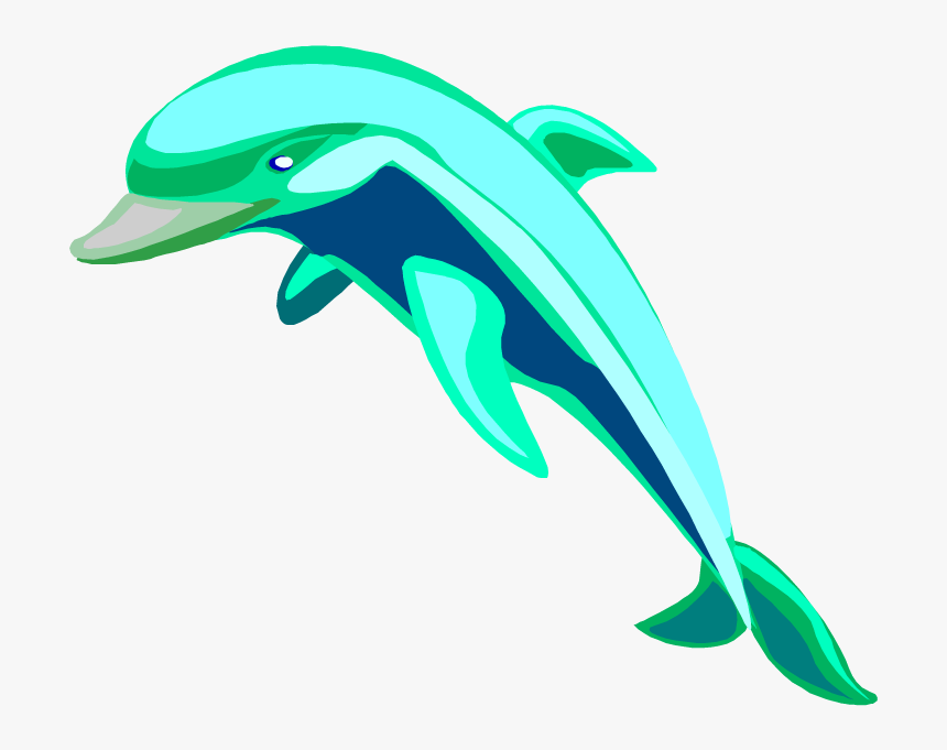 Dolphin Clipart - Transparent Background Dolphins Clipart