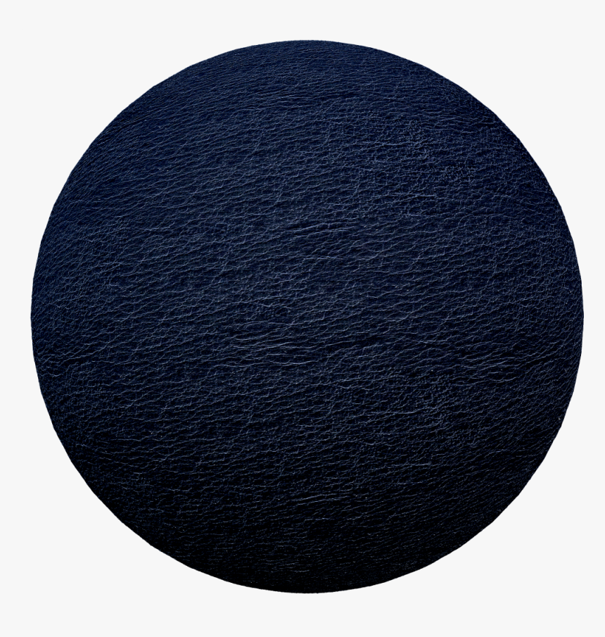 Seamless Blue Leather Texture - Circle