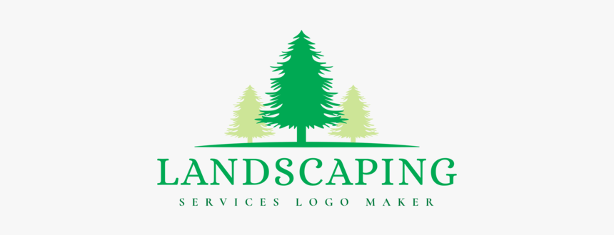 Landscaping Logo Creator With A Tree - Christmas Tree