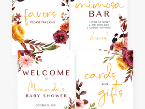 Bohemian Baby Shower Decorations Bundle Printable By - Baby Shower