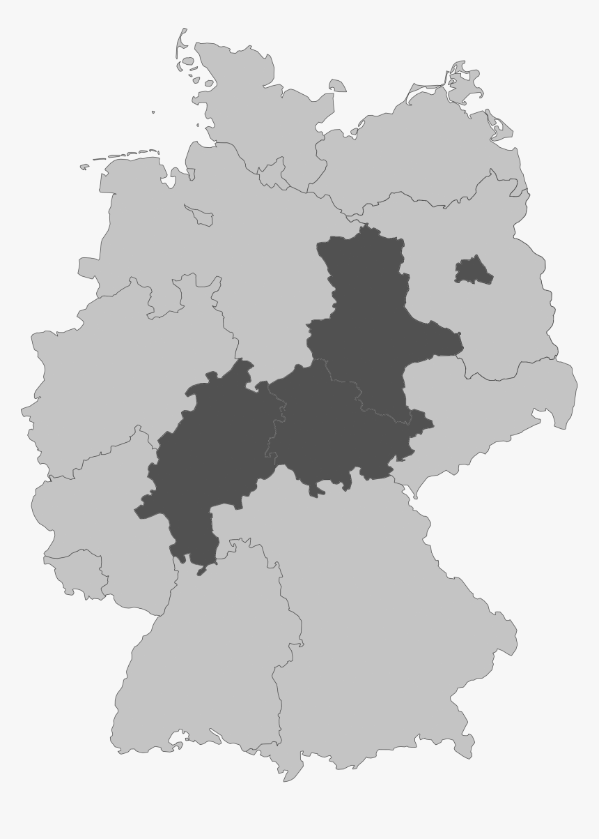 Landlocked German States With No