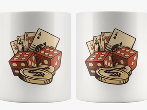 Casino Vector Set Vintage Handmade Mug 
 Data-zoom - Mug