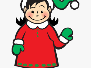 Clip Art Of Sugarplum Mary One Santas Elves Dixie Allan - Santa Elf Sugarplum Mary